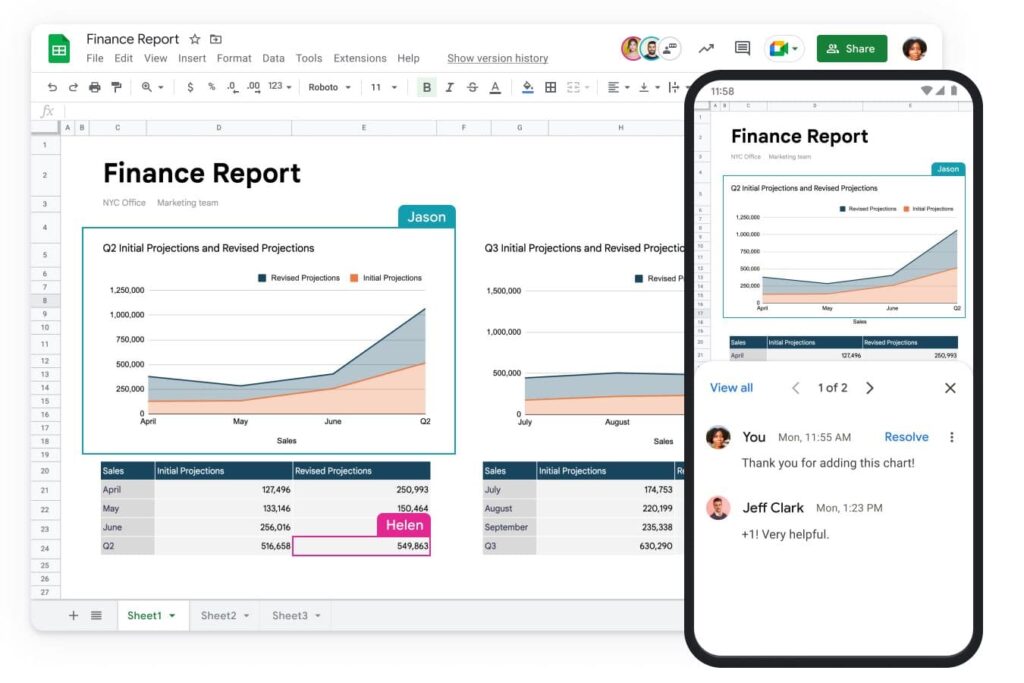 Google Sheets is One of the Top 10 Free Database Software in 2023. Image by Nimbus Platform
