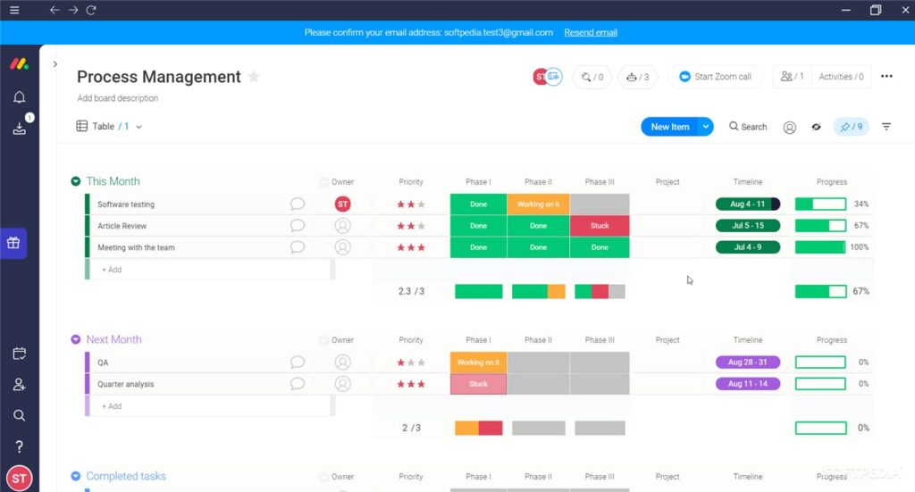 Monday.com is One of the 6 Best Project Management Software With Client Portals. Image powered by Nimbus Platform