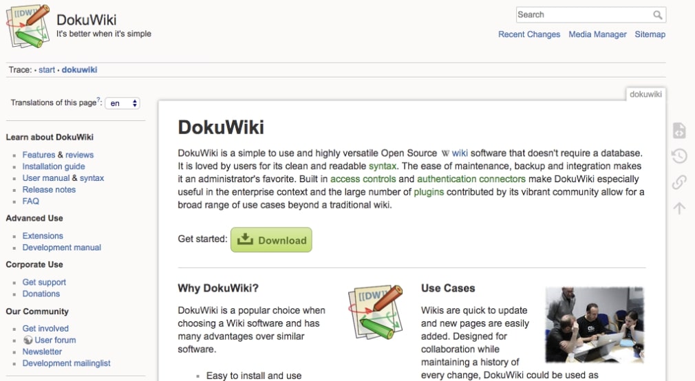 Dokuwiki is In the List of The Best Wiki Software Tools. Image by Nimbus Platform