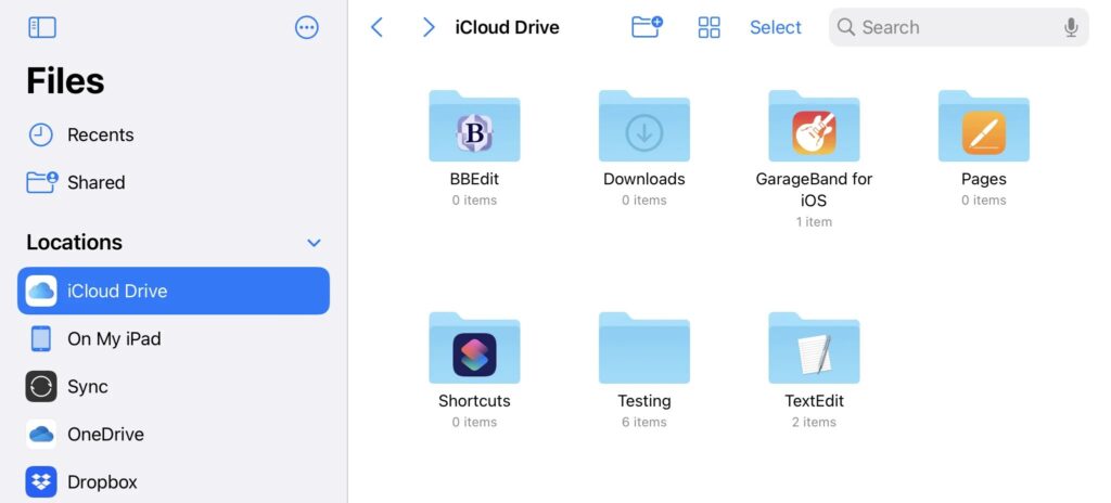 iCloud is One of the Best Alternatives to Google Drive in 2023. Image powered by Nimbus Platform