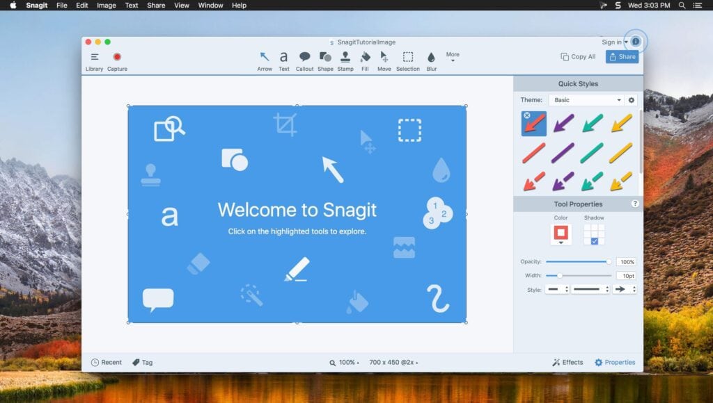 Snagit is One of the Top 5 Loom Alternatives and Competitors to Consider in 2023. Image powered by Nimbus Platform