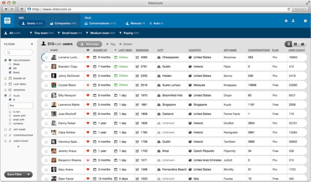 Intercom is one of the Top 7 Self-Service Software Platforms in 2023