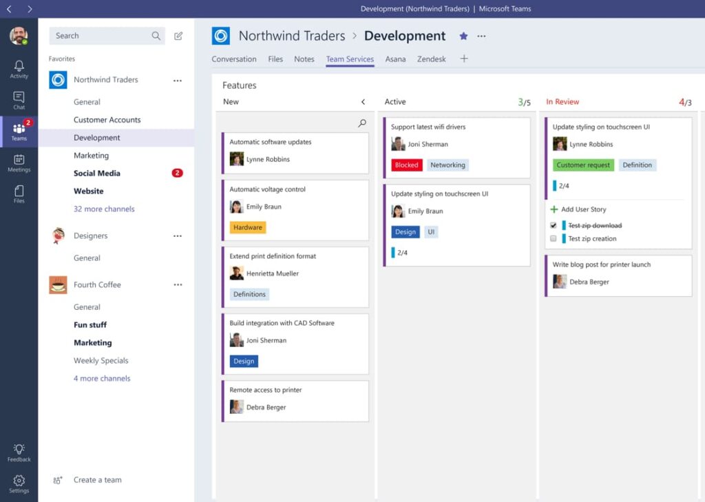 Microsoft Teams is In the List of 10 Useful Customer Communication Tools Your Business Needs. Image by Nimbus Platform