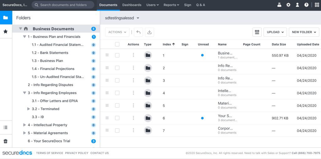 SecureDocs is One of the Top 10 Virtual Data Room Software. Image powered by Nimbus Platform