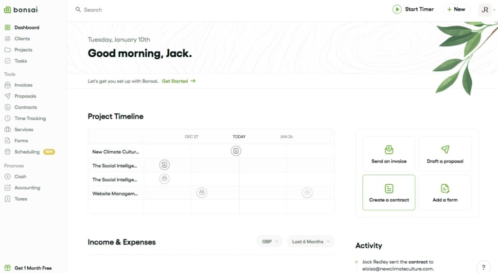 HelloBonsai is In the List of 10 Best SuiteDash Alternatives in 2023. Image by Nimbus Platform