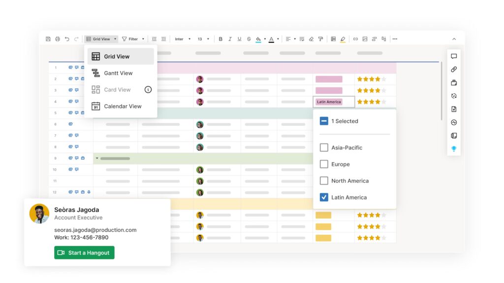 Smartsheet is the Top Client Collaboration Software. Image by Nimbus Platform