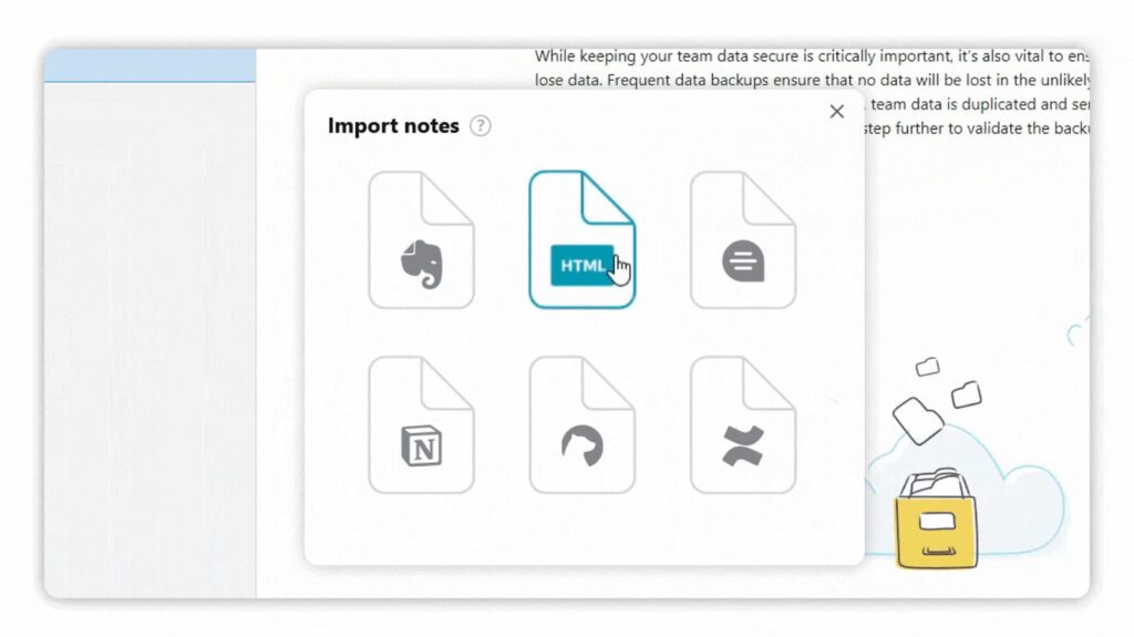 Import Data Within the Service. Image by Nimbus Platform