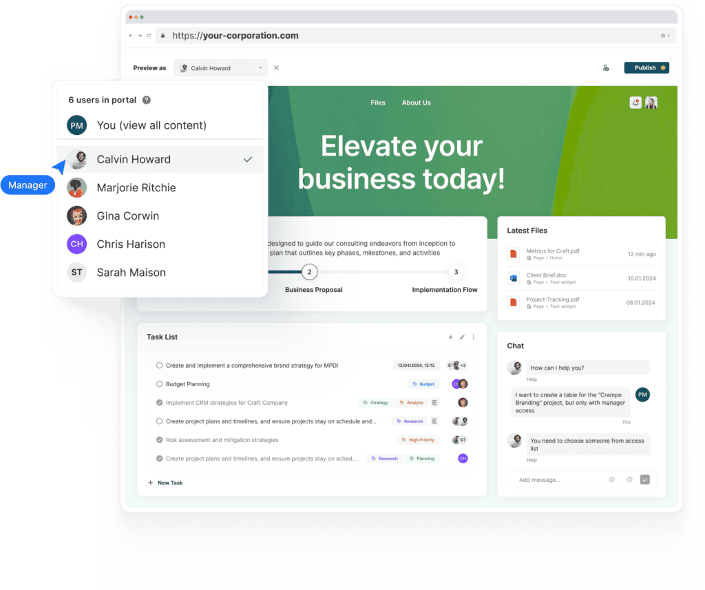 Client Onboarding. Bild powered by FuseBase.