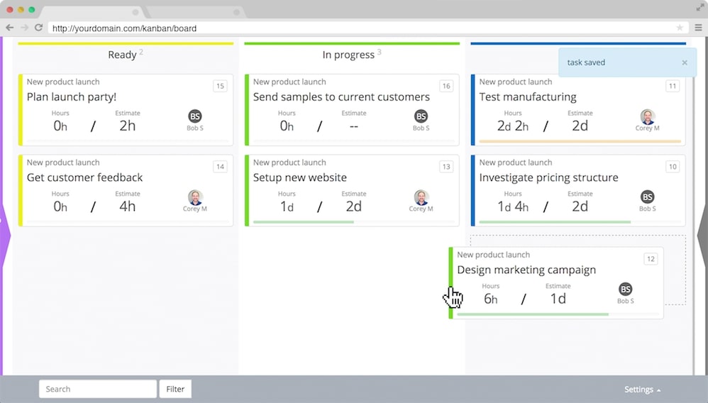 Kanban Boards for WordPress is In the List of 10 Plugins That Will Improve Your Teamwork and Output. Image by Nimbus Platform