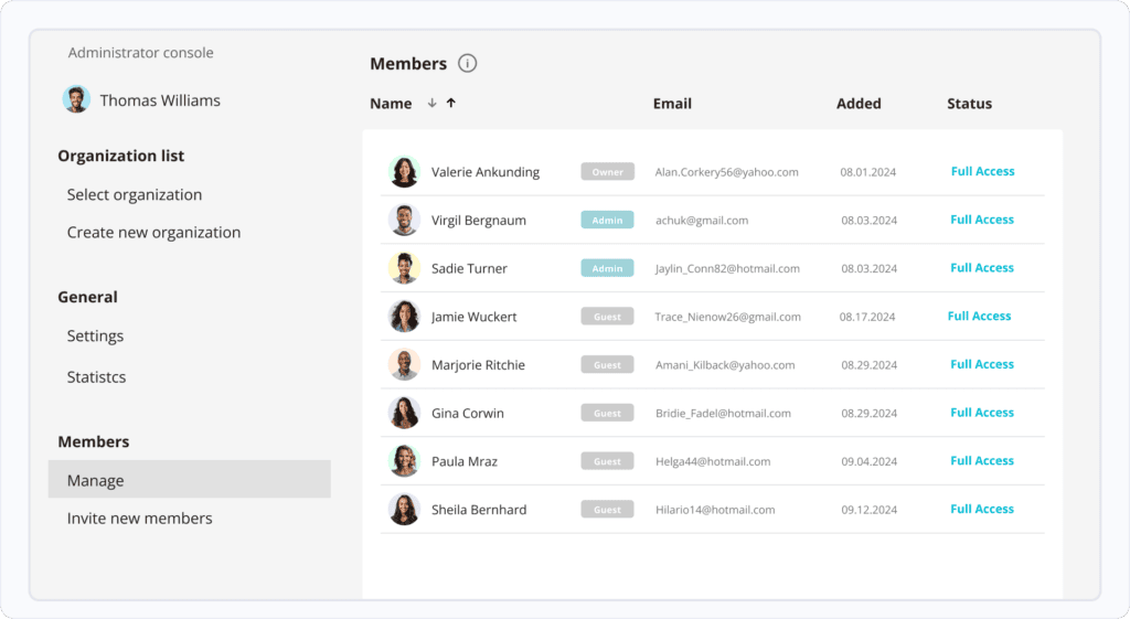 Knowledge Base Members. Image powered by FuseBase.