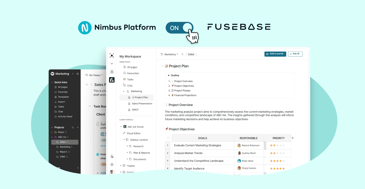Transforming Client Collaboration — Nimbus Becomes FuseBase