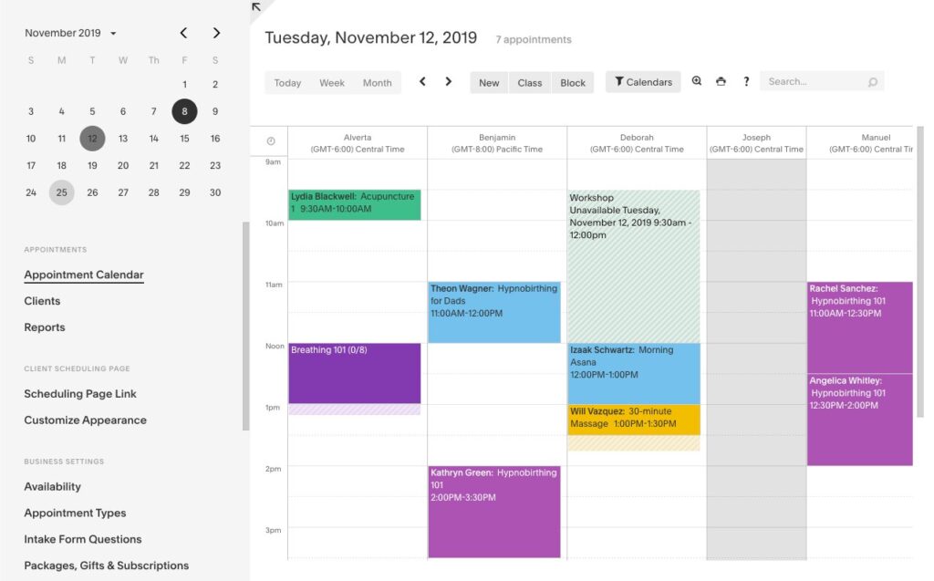 Acuity Scheduling is one of the top 7 Apps like Vcita. Image by Nimbus