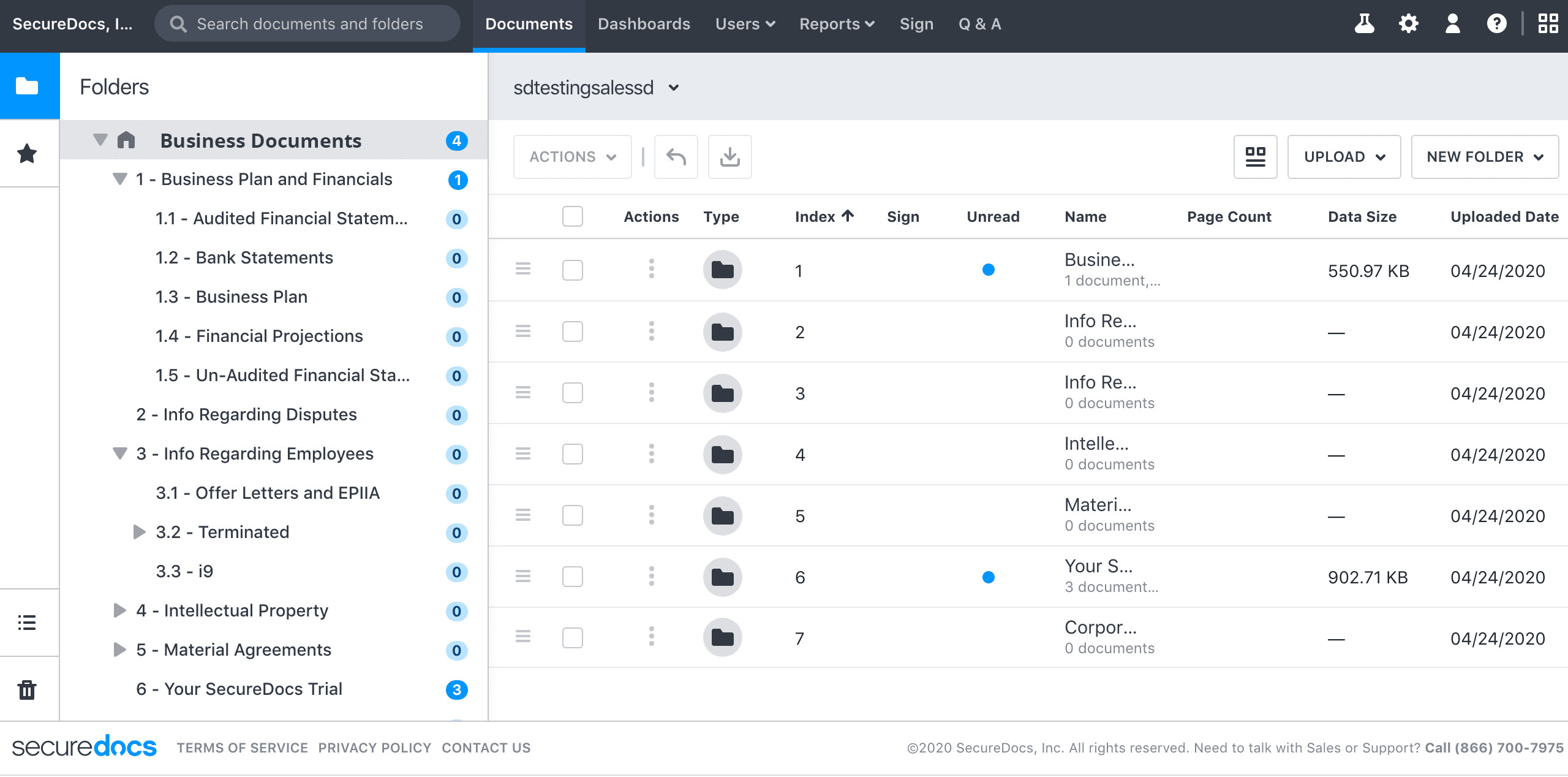 SecureDocs Data Room for Startups. Bild powered by FuseBase.